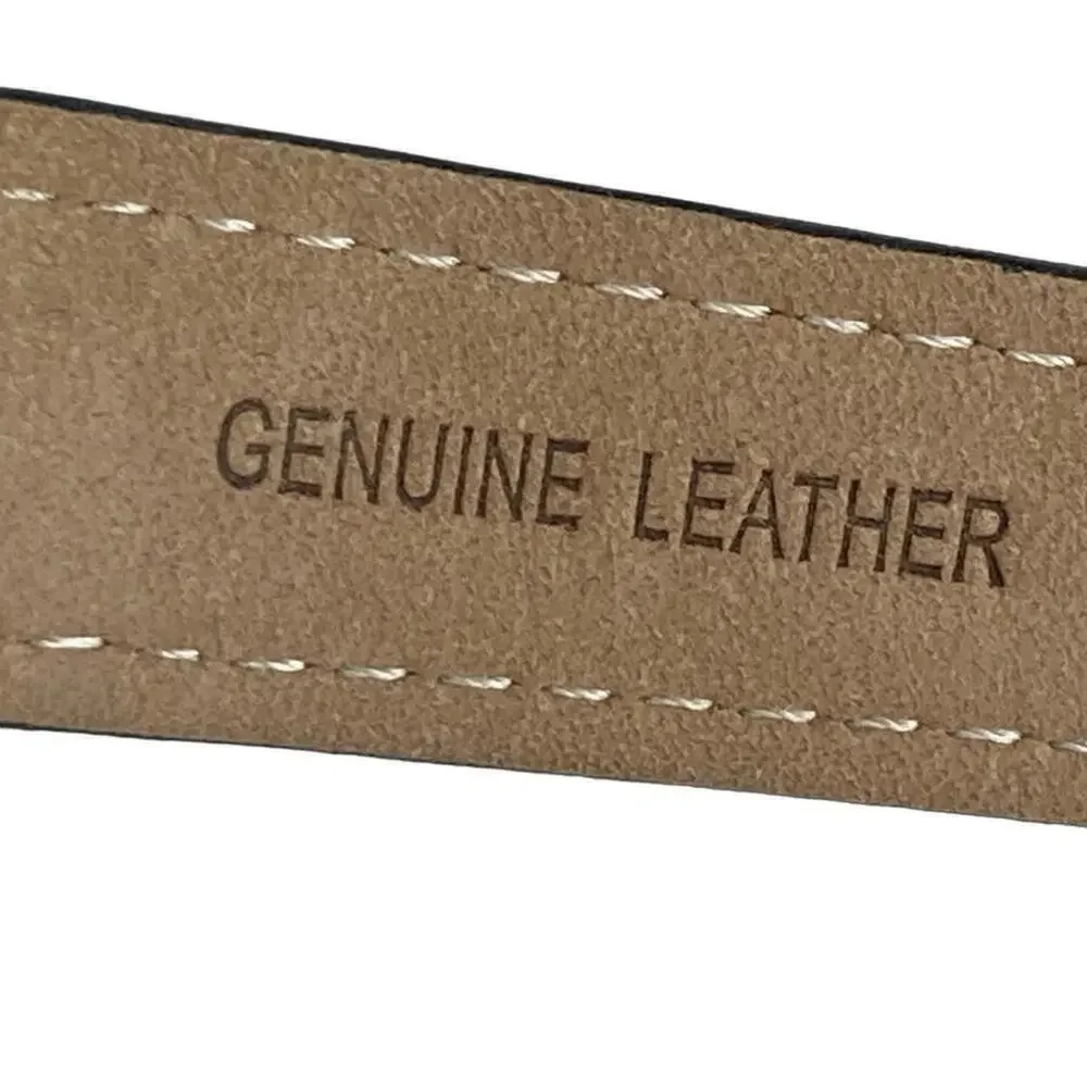Cluse black leather